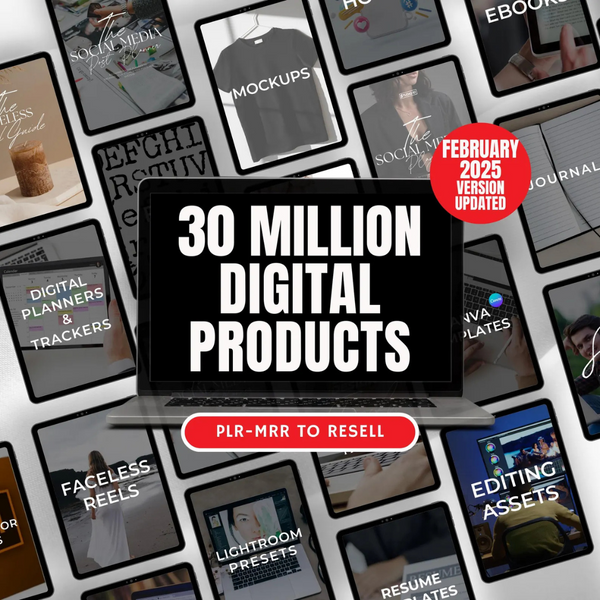 30M+ Digital Products | Resell eBooks, Courses, Templates | 2025 Updated