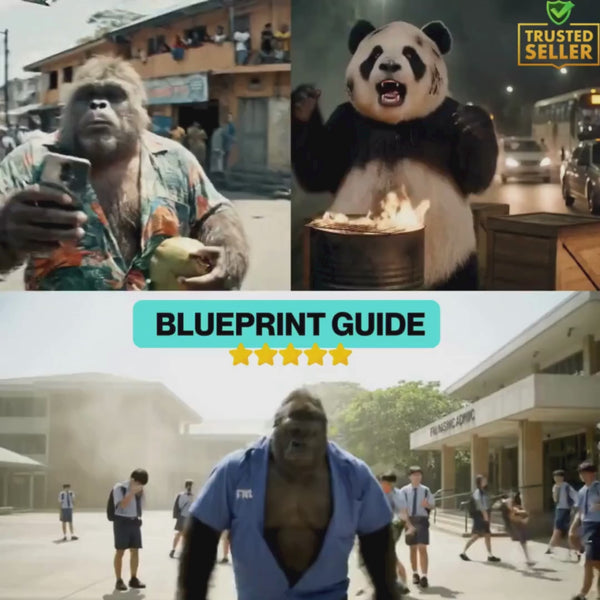 Viral Veo 3 Filmmaker Blueprint | AI Video Guide | Create Viral AI Characters | Prompts, Tools, Strategy | Digital Download